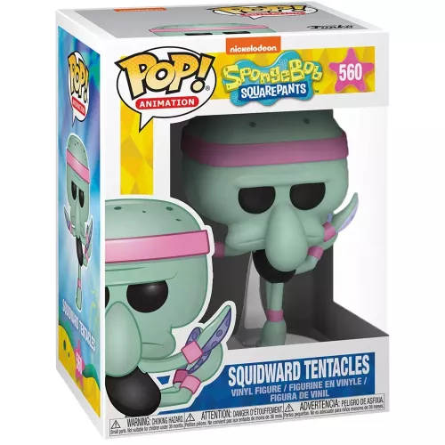 Funko Pop! Squidward Tentacles #560 Dancing Nickelodeon SpongeBob SquarePants Box