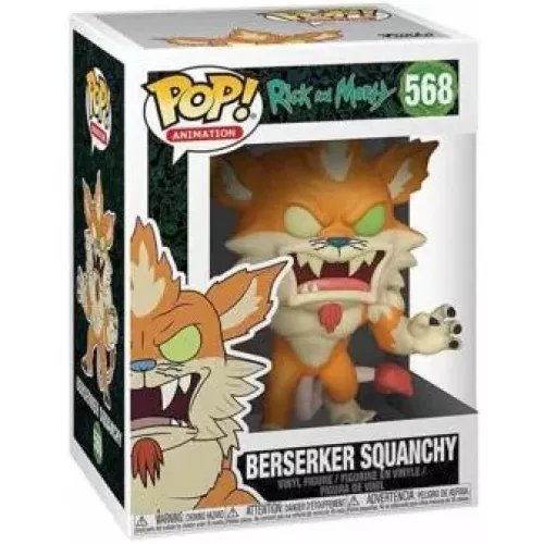 Funko Pop! Berserker Squanchy #568 Rick and Morty Animation Box