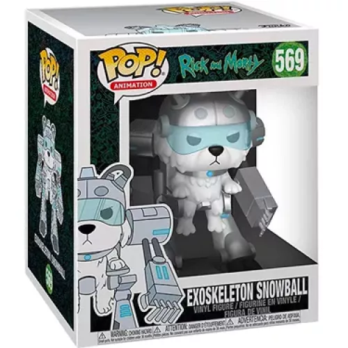 Funko Pop! Exoskeleton Snowball #569 6 Inch Rick and Morty Box