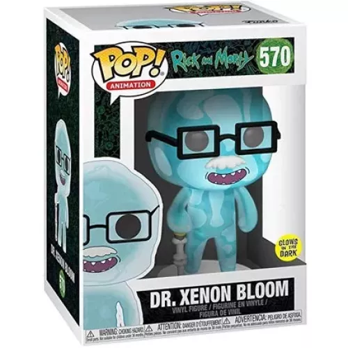 Funko Pop! Dr. Xenon Bloom #570 Glows in the Dark Rick and Morty Box