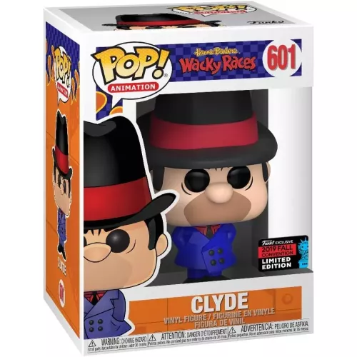 Funko Pop! Clyde #601 Wacky Races Animation Vinyl Figure Box