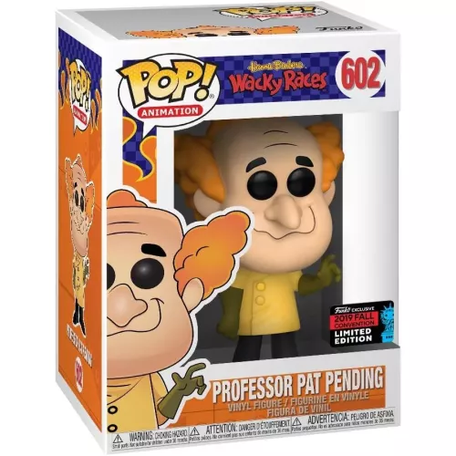 Funko Pop! Professor Pat Pending #602 Wacky Races Animation Box