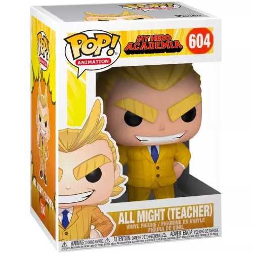 Funko Pop! All Might #604 Teacher My Hero Academia Box