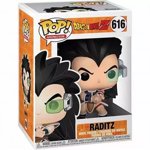 Funko Pop! Raditz #616 Dragon Ball Z Animation Vinyl Figure Box