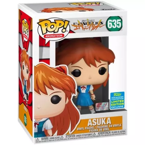 Funko Pop! Asuka #635 School Uniform Neon Genesis Evangelion Box