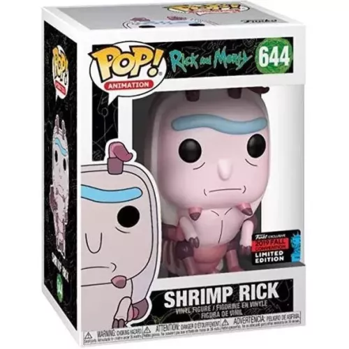 Funko Pop! Shrimp Rick #644 Rick and Morty Animation Box