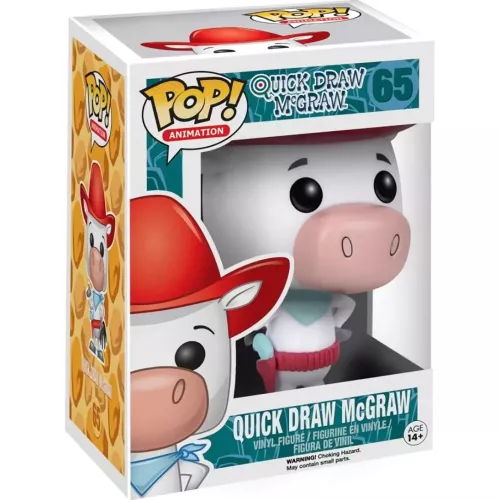 Funko Pop! Quick Draw McGraw #65 Animation Vinyl Figure Box