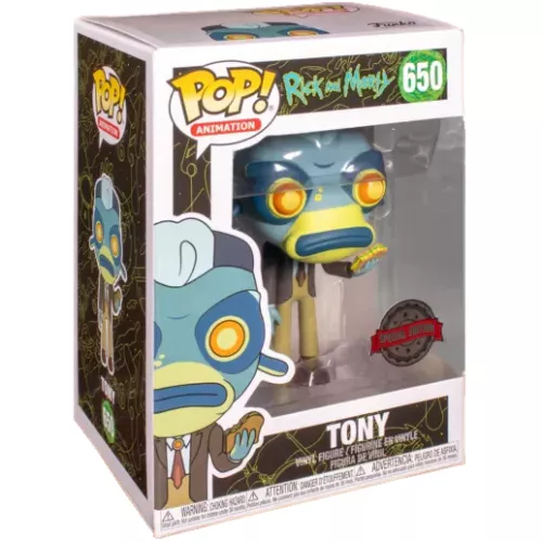 Funko Pop! Tony #650 Rick and Morty Animation Vinyl Figure Box