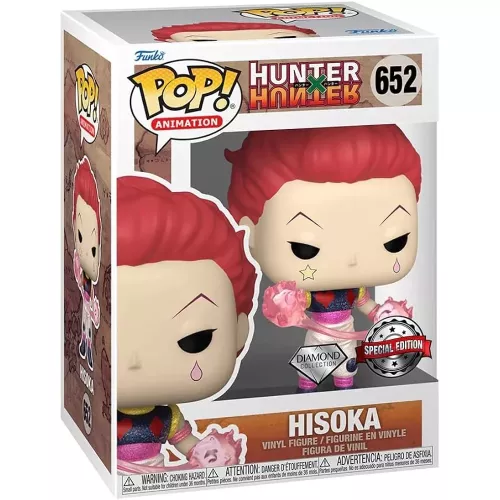 Funko Pop! Hisoka #652 Diamond Collection Hunter x Hunter Box