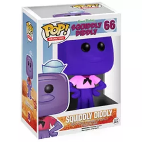 Funko Pop! Squiddly Diddly #66 Dark Purple Chase Hanna Barbera Squiddly Diddly Box
