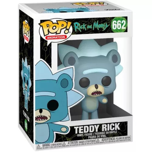 Funko Pop! Teddy Rick #662 Rick and Morty Animation Box