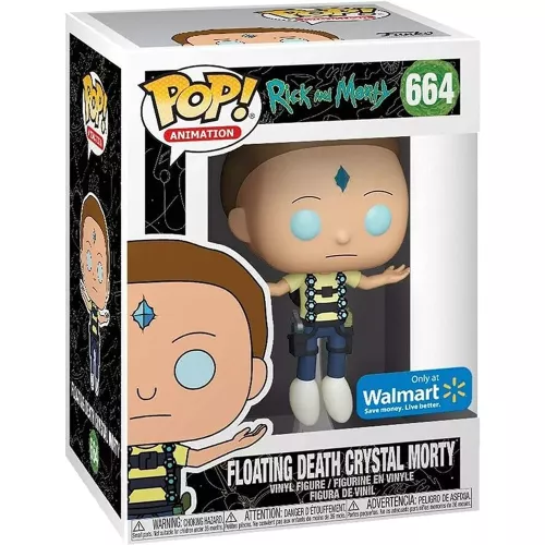 Funko Pop! Floating Death Crystal Morty #664 Rick and Morty Box