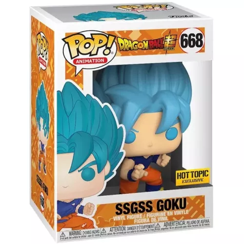 Funko Pop! SSGSS Goku #668 Dragon Ball Super Animation Box