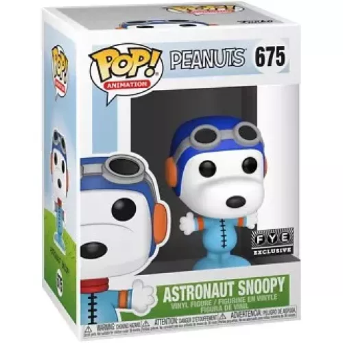 Funko Pop! Astronaut Snoopy #675 Blue Peanuts Animation Box