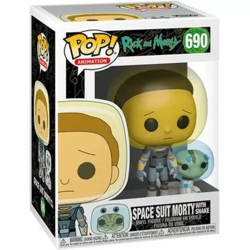 Funko Pop! Space Suit Morty with Snake #690 Rick and Morty Box