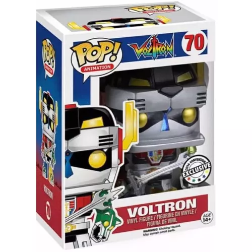 Funko Pop! Voltron #70 Metallic Animation Vinyl Figure Box