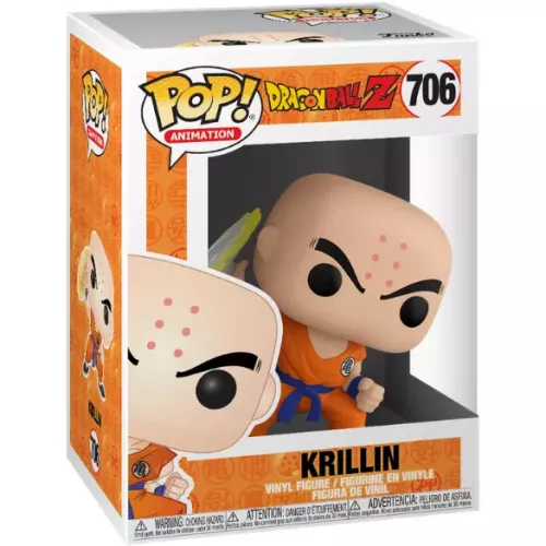 Funko Pop! Krillin #706 Dragon Ball Z Animation Vinyl Figure Box