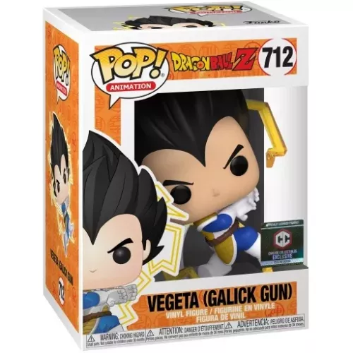 Funko Pop! Vegeta (Galick Gun) #712 Chase Metallic Box