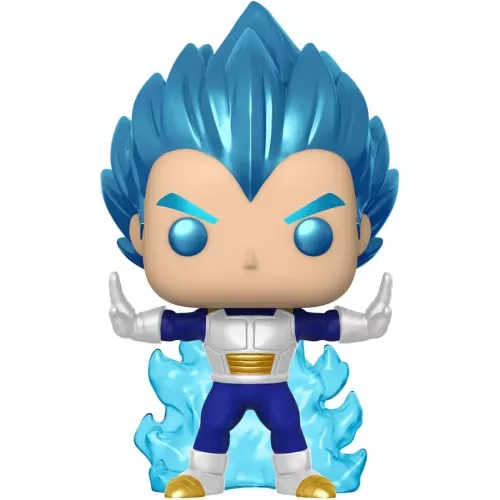 Funko Pop! Vegeta Powering Up #713 Chase Metallic Dragon Ball Super