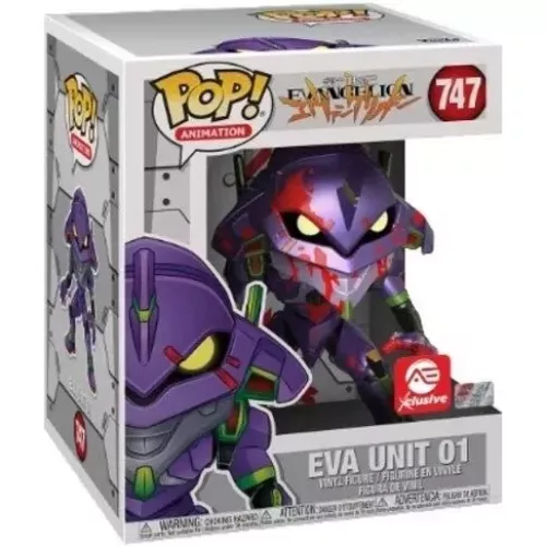 Funko Pop! Eva Unit 01 #747 6 Inch Bloody Evangelion Box