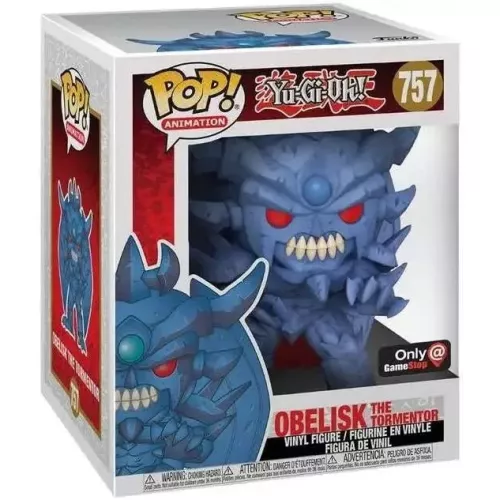 Funko Pop! Obelisk The Tormentor #757 6 Inch Yu-Gi-Oh! Box