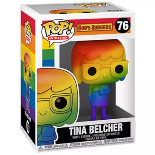 Funko Pop! Tina Belcher #76 Pride Bob's Burgers Animation Box