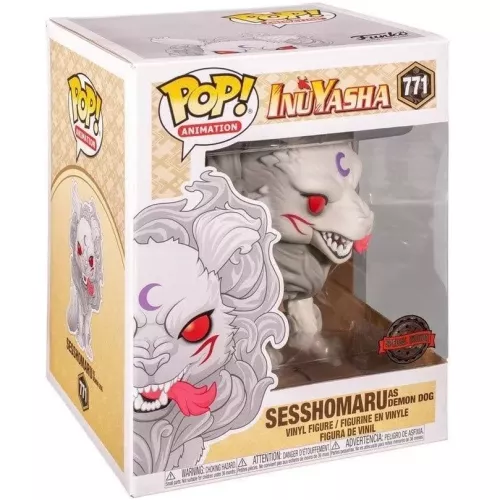 Funko Pop! Sesshomaru as Demon Dog #771 6 Inch Inuyasha Box