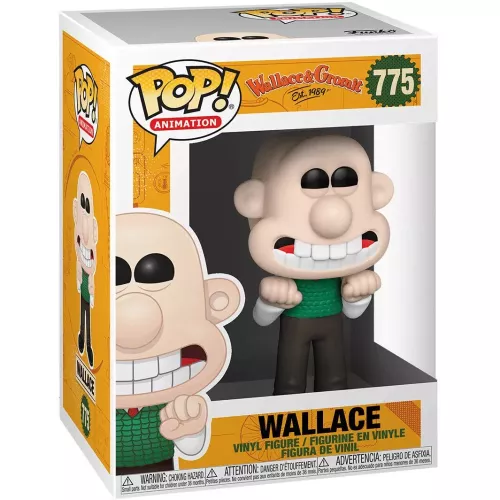 Funko Pop! Wallace #775 Wallace & Gromit Est. 1989 Inch Box