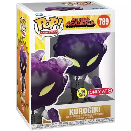 Funko Pop! Kurogiri #789 Glows in the Dark My Hero Academia Box