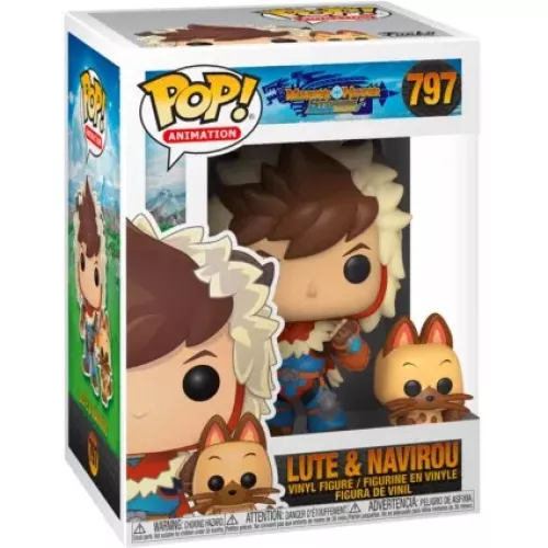 Funko Pop! Lute & Navirou #797 Monster Hunter Stories Box