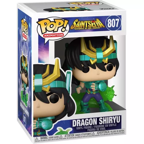 Funko Pop! Dragon Shiryu #807 Saint Seiya: Knights of the Zodiac Box