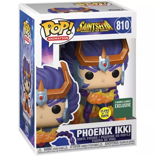 Funko Pop! Phoenix Ikki #810 Glows in the Dark Saint Seiya: Knights of the Zodiac Box
