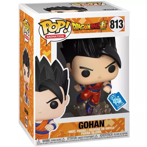 Funko Pop! Gohan #813 Metallic Dragon Ball Super Animation Box