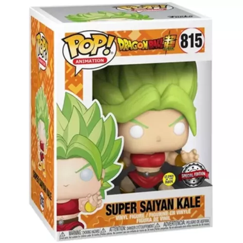 Funko Pop! Super Saiyan Kale #815 Glows in the Dark Box
