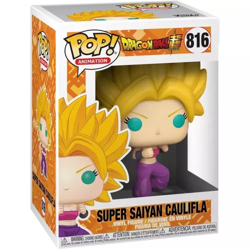 Funko Pop! Super Saiyan Caulifla #816 Dragon Ball Super Box