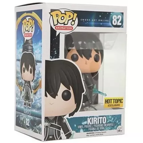 Funko Pop! Kirito #82 Blue Swords Sword Art Online Box