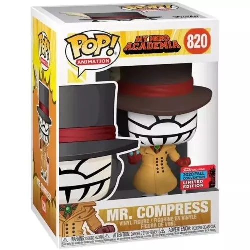 Funko Pop! Mr. Compress #820 My Hero Academia Animation Box
