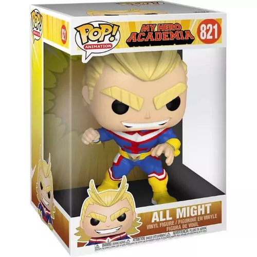 Funko Pop! All Might #821 10 Inch My Hero Academia Box