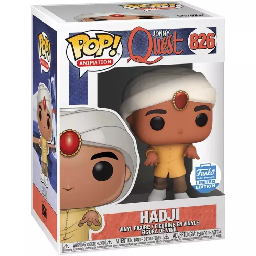 Funko Pop! Hadji #826 Jonny Quest Animation Vinyl Figure Box