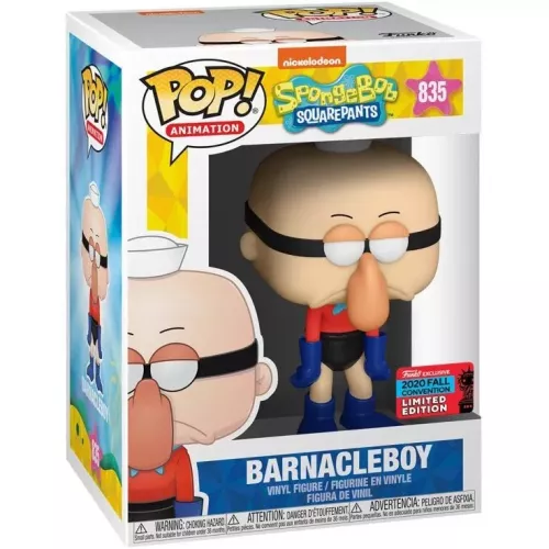 Funko Pop! Barnacleboy #835 Nickelodeon SpongeBob SquarePants Box