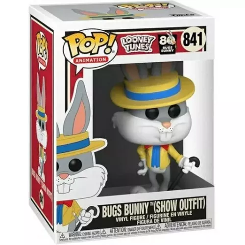 Funko Pop! Bugs Bunny (Show Outfit) #841 Looney Tunes 80th Anniversary Box
