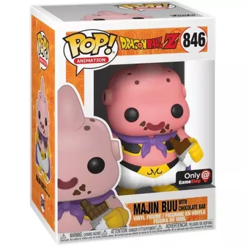 Funko Pop! Majin Buu with Chocolate Bar #846 Dragon Ball Z Box