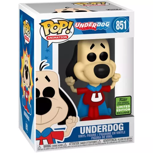 Funko Pop! Underdog #851 Animation Vinyl Figure Box