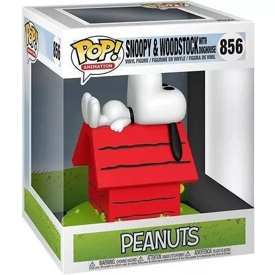 Snoopy & Woodstock with Doghouse Box