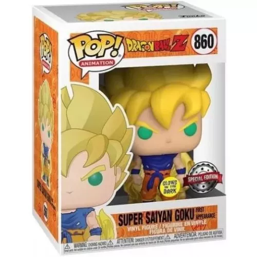 Funko Pop! Super Saiyan Goku First Appearance #860 Box