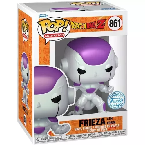 Funko Pop! Frieza 4th Form #861 Metallic Dragon Ball Z Box