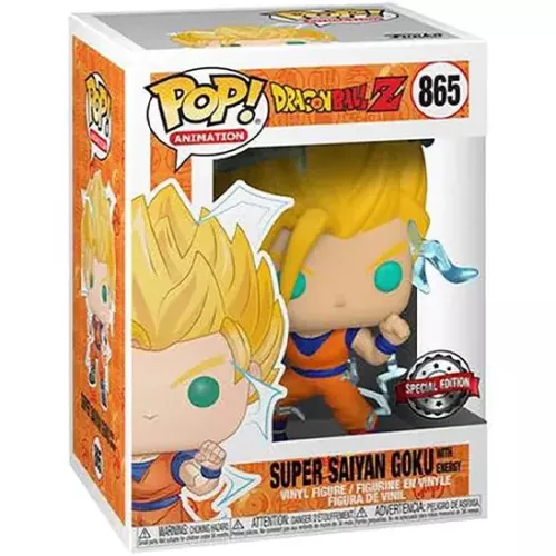 Funko Pop! Super Saiyan Goku with Energy #865 Dragon Ball Z Box