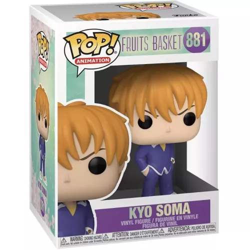 Funko Pop! Kyo Soma #881 Fruits Basket Animation Vinyl Figure Box
