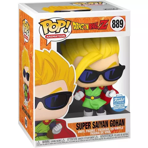 Funko Pop! Super Saiyan Gohan #889 with Sunglasses Box