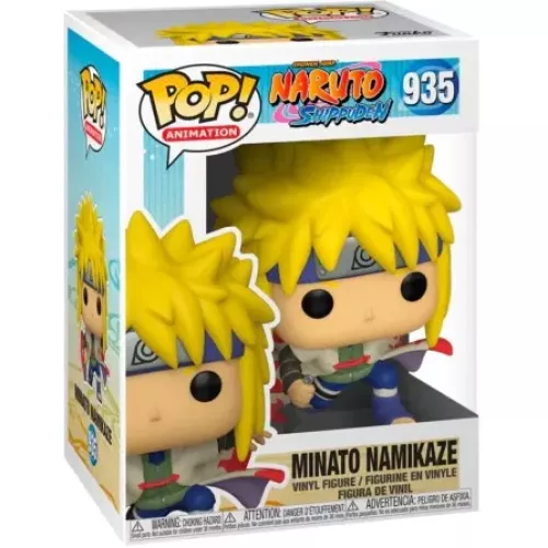 Funko Pop! Minato Namikaze #935 Crouching Naruto Shippuden Box
